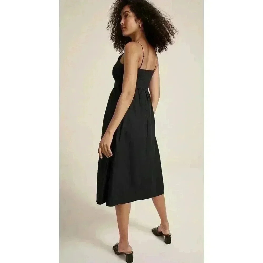 NWT Maurice’s Drop Waist Mix Media Midi Dress XX Large - Picture 2 of 3